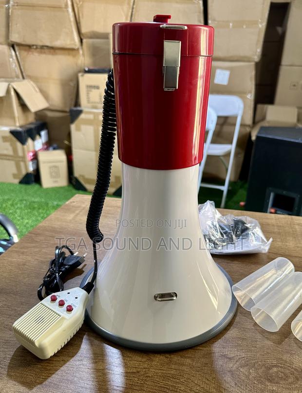 Rechargeable Megaphone With Detachable Microphone