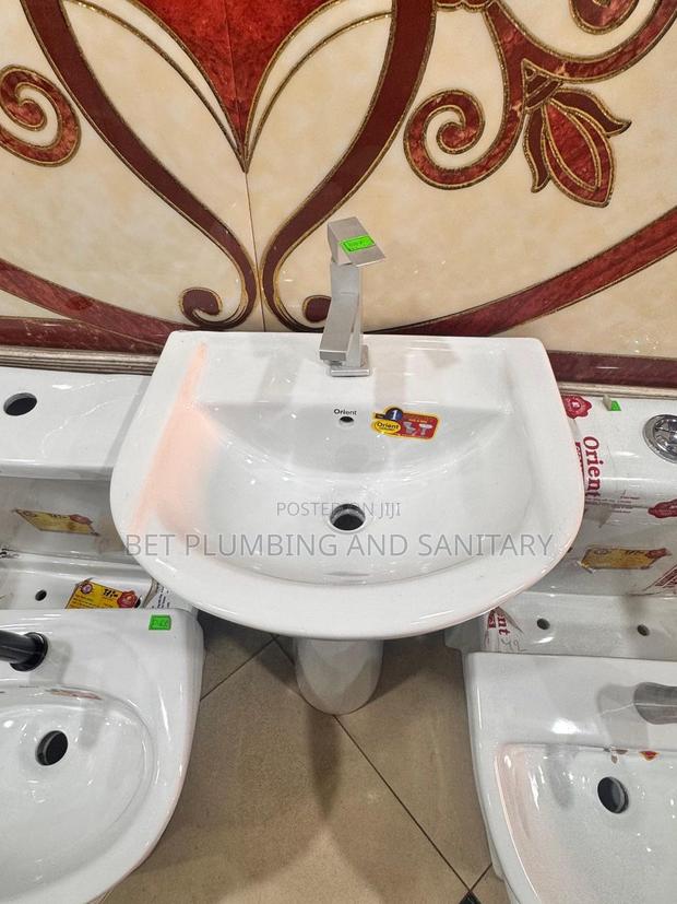 Frencia Round Basin And Stand_wash Hand Basin With Pedestal · Photo 2