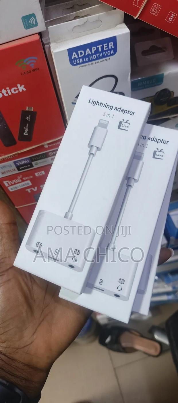Lighting Adapter 3 in 1 ( iPhones Adapter for Live Show) photo 2