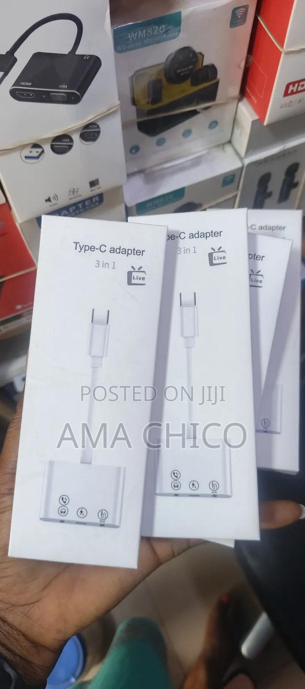 Type C Adapter 3 In 1(For Live)