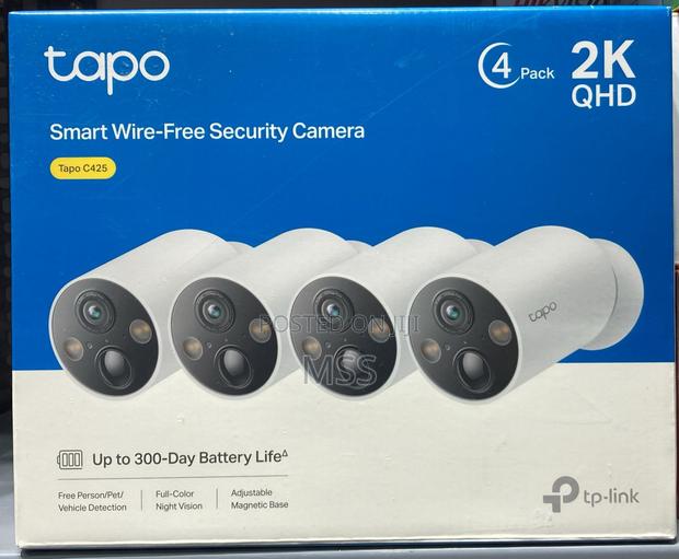 Battery-Powered Outdoor Security Camera Tapo C425