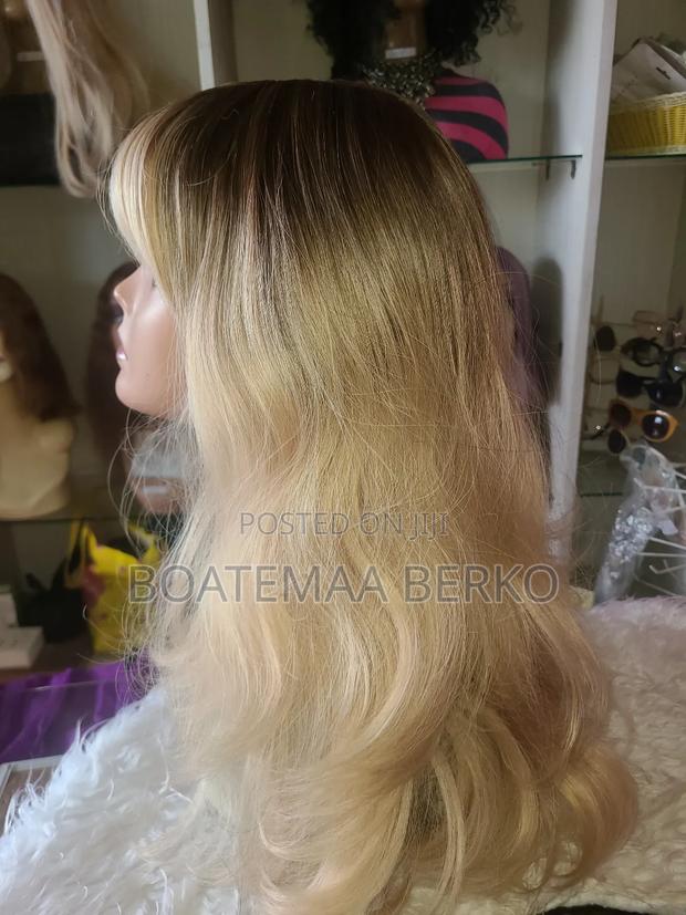 Blonde Wavy French Cut Wig photo 7