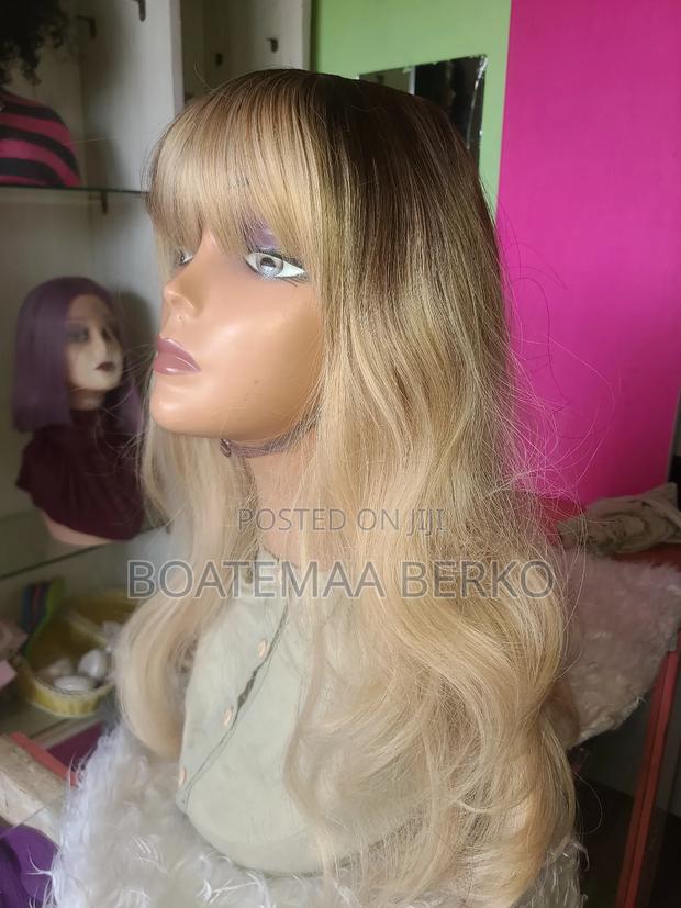 Blonde Wavy French Cut Wig photo 3