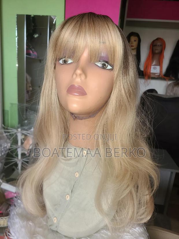 Blonde Wavy French Cut Wig photo 2