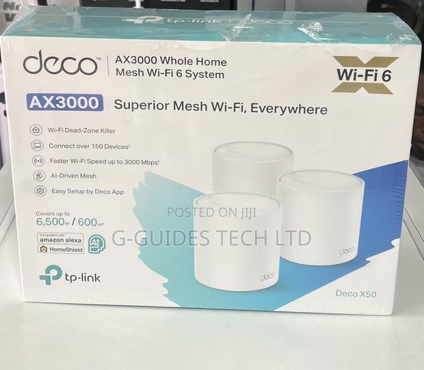 Tp-Link Deco X50 Ax3000 Whole Home Mesh Wifi 6 System 3-Pack photo 4
