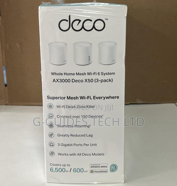 Tp-Link Deco X50 Ax3000 Whole Home Mesh Wifi 6 System 3-Pack photo 5