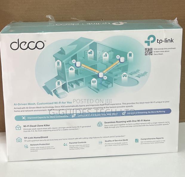 Tp-Link Deco X50 Ax3000 Whole Home Mesh Wifi 6 System 3-Pack photo 6