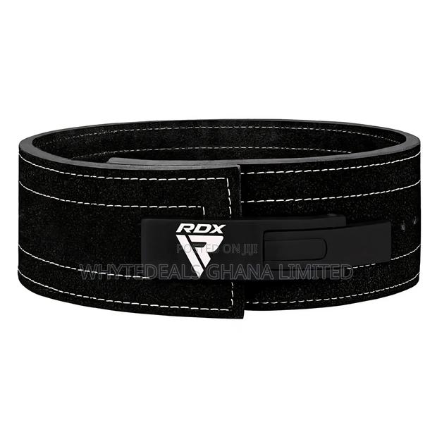Rdx Power 4" Lifting Lever Buckle Gym Belt| Comfort| Cushioned Leather photo 2