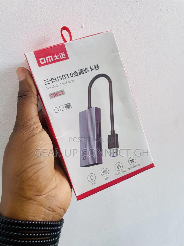 Usb 3.0 Tf+Sd+Cf Card Reader photo 3