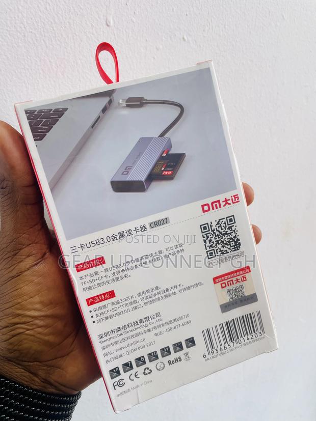 Usb 3.0 Tf+Sd+Cf Card Reader photo 5