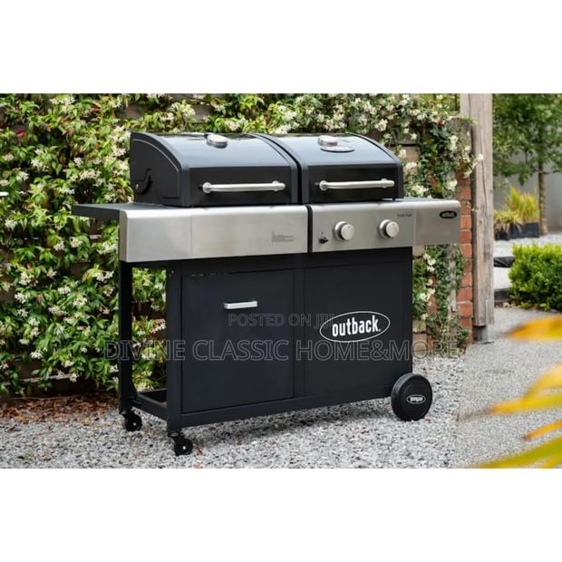 Outback Dual Fuel 2burner Gas/Charcoal BBQ With Multicook Plate System photo 4