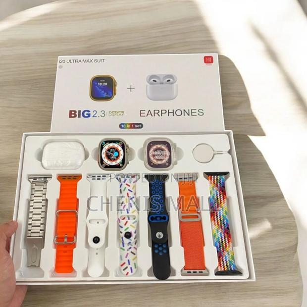 I20 Ultra Max Suit 10 in 1 Smartwatch (528299)