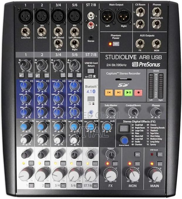 Presonus Studiolive Ar8 Multitrack Recording Mixer photo 5