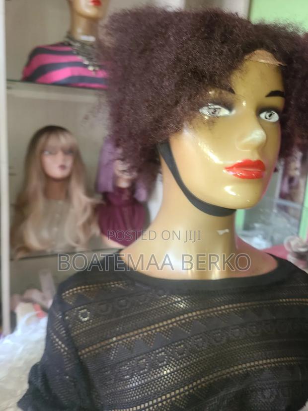 Brown Afro Wig photo 2