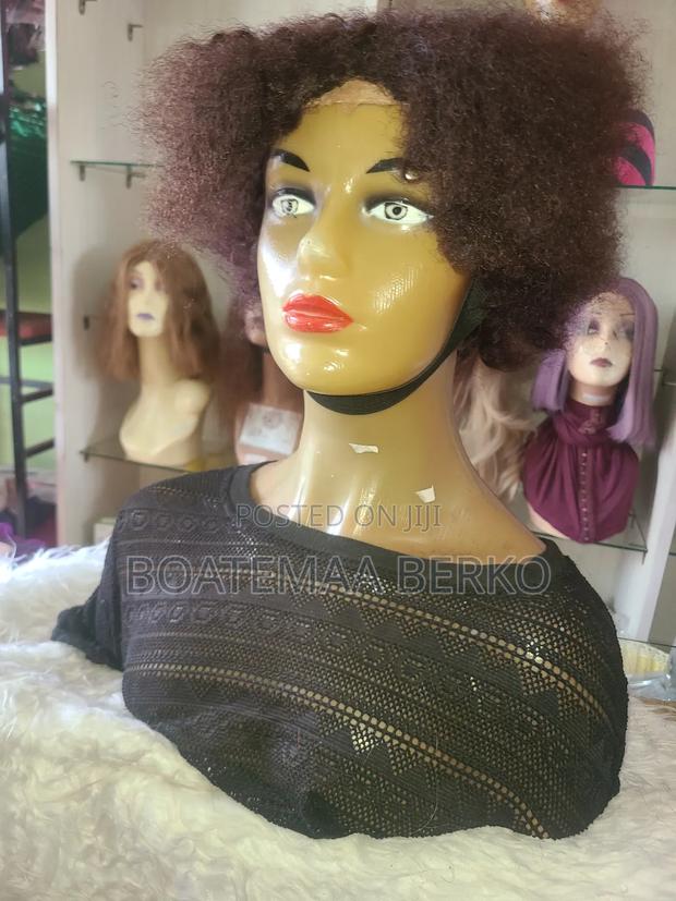 Brown Afro Wig photo 3