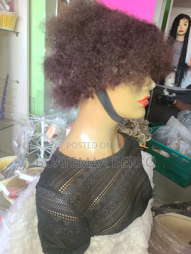 Brown Afro Wig photo 5