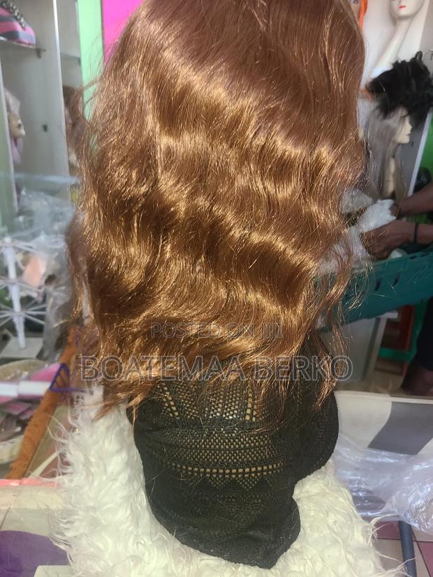 Wavy Brown French Cut Wig photo 5
