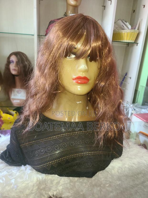 Wavy Brown French Cut Wig photo 6