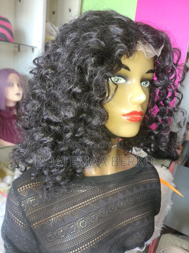 Curly Human Hair Wig photo 3