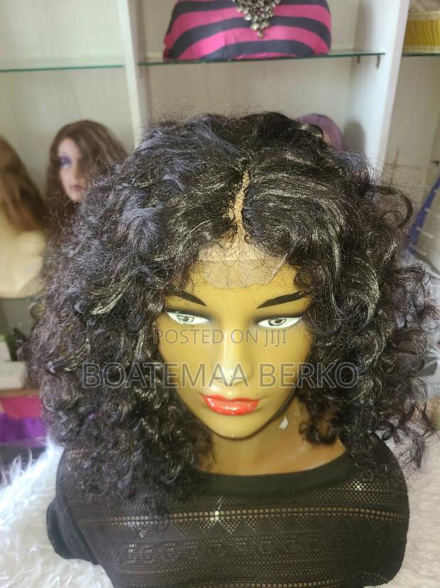 Curly Human Hair Wig photo 4