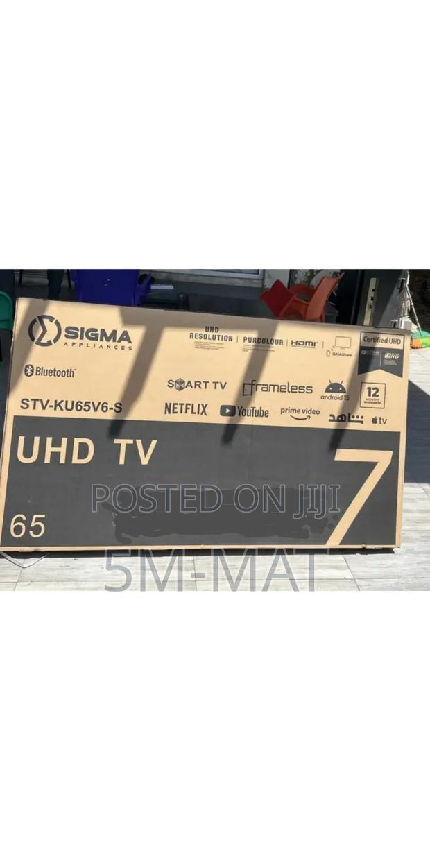 Sigma 65′′ Uhd Smart Android Digital Frameless Tv Sig-Ku65v6-S · Photo 3