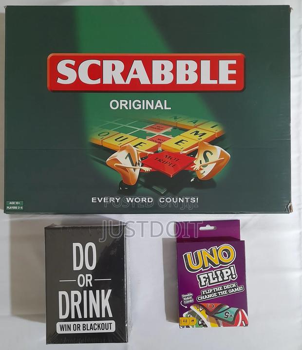 Scrabble + Uno + Do or Drink Game Pack · Photo 2