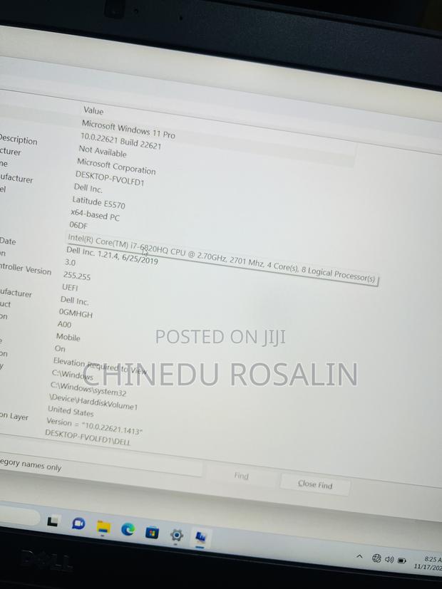 Laptop Dell Latitude 15 E5570 16GB Intel Core I7 SSD 256GB photo 4