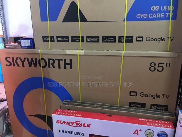 Slik, Skyworth 85 Qled Smart With Android ~Hdr Tv