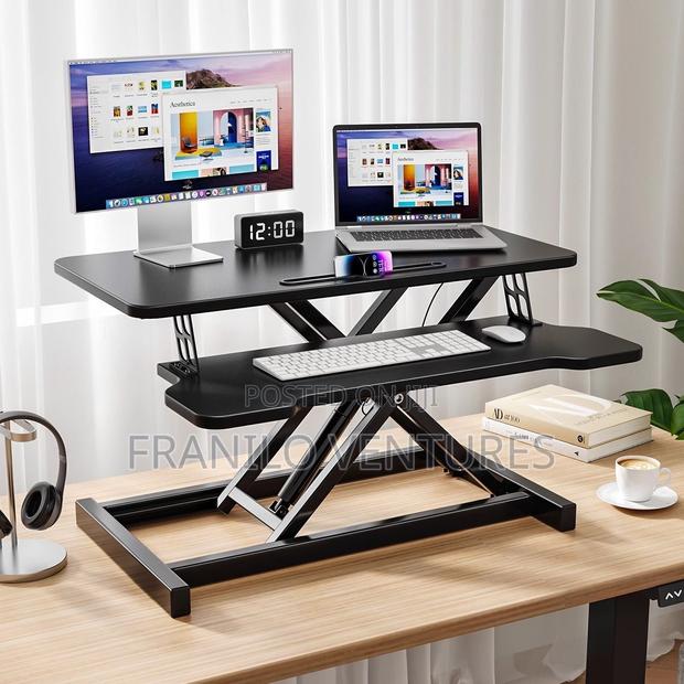 Adjustable Sit- Stand Desk Converter · Photo 3