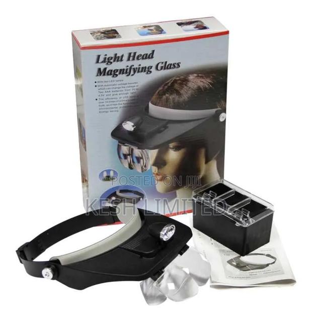 Light Head Magnifying Glass