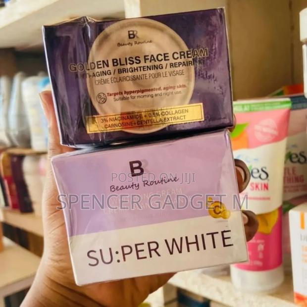 Beauty Routine Golden Bliss(75gh)/ Super White(60gh)Face Cream