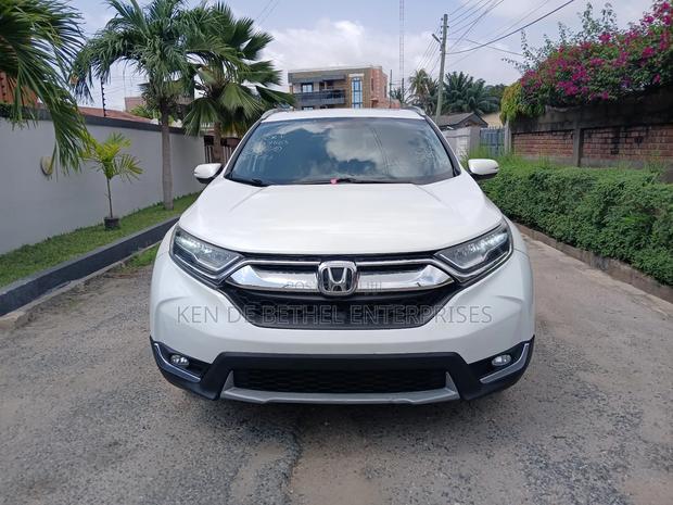 Honda CR-V Touring 4dr SUV AWD (1.5L 4cyl CVT) 2017 White photo 3