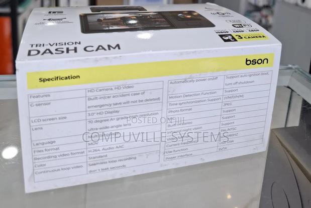 Bson Tri-Vision Dash Cam photo 3