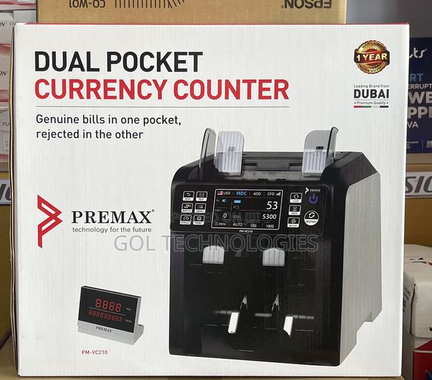 Dual Pocket Currency Counter Premax Genuine Bills Counter photo 3
