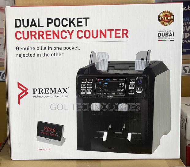 Dual Pocket Currency Counter Premax Genuine Bills Counter photo 2