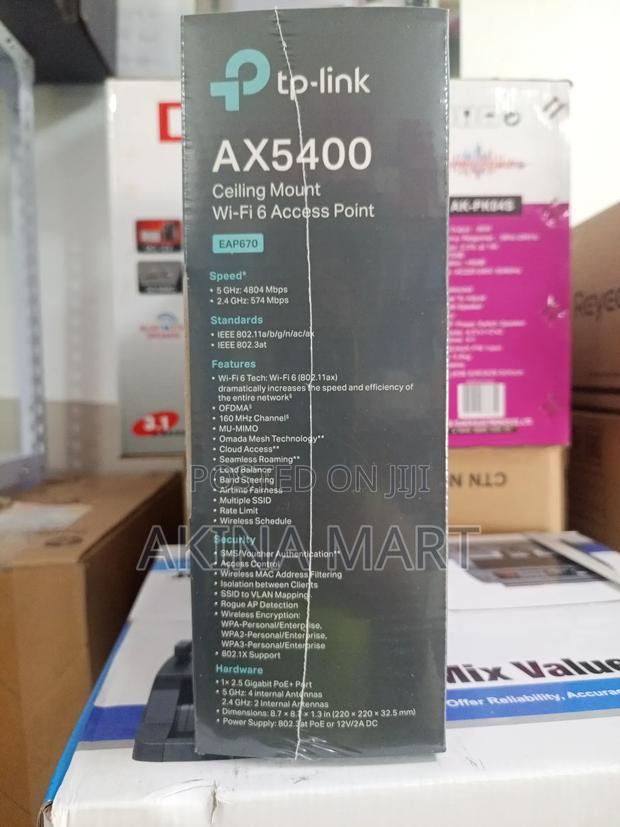 Tp Link Omada Ax5400 Ceiling Mount Wifi Access Point Eap 670 photo 3