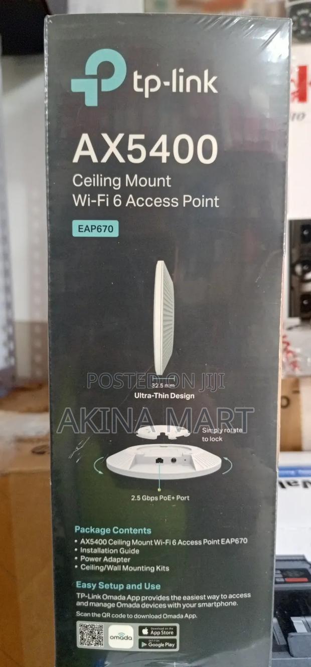 Tp Link Omada Ax5400 Ceiling Mount Wifi Access Point Eap 670 photo 4