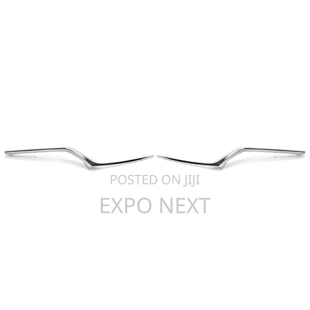 Chrome Grille Headlight Molding Trim For 2017-2019 Honda Cr-v Pair photo 8