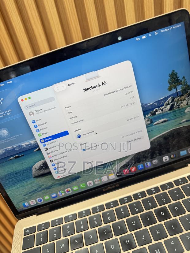 Laptop Apple MacBook Air 2020 M1 8GB Apple M1 SSD 256GB photo 5