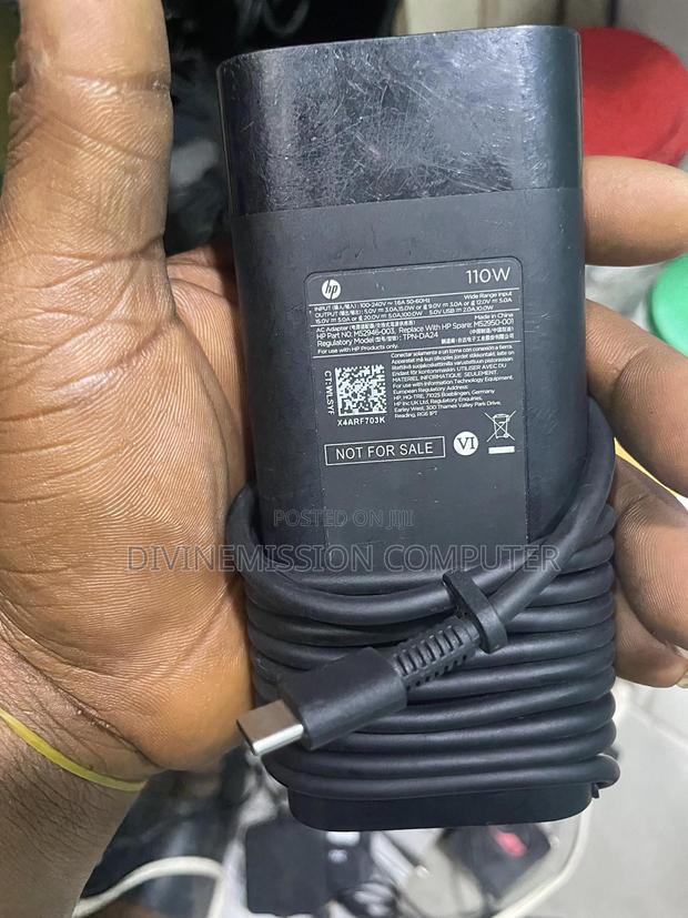 Hp Type C Adapter\ Charger 50v 3,0a 110w Uk Standard photo 3