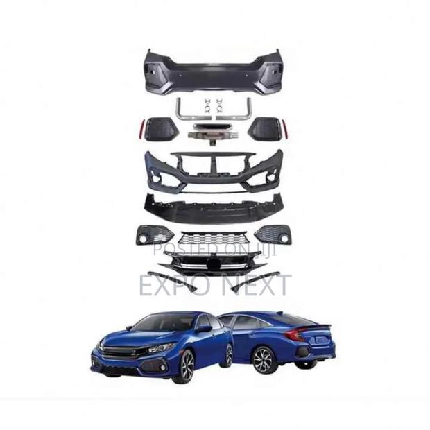 Front Bumper Car Body Kits W/ Grille For 2016-2019 Honda Civic photo 2