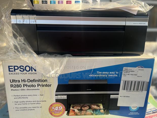Epson R280 Photo/Id Card Printer + Ciss Tank