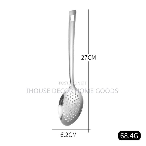 8pcs Stainless Kitchen Spoons Set photo 6