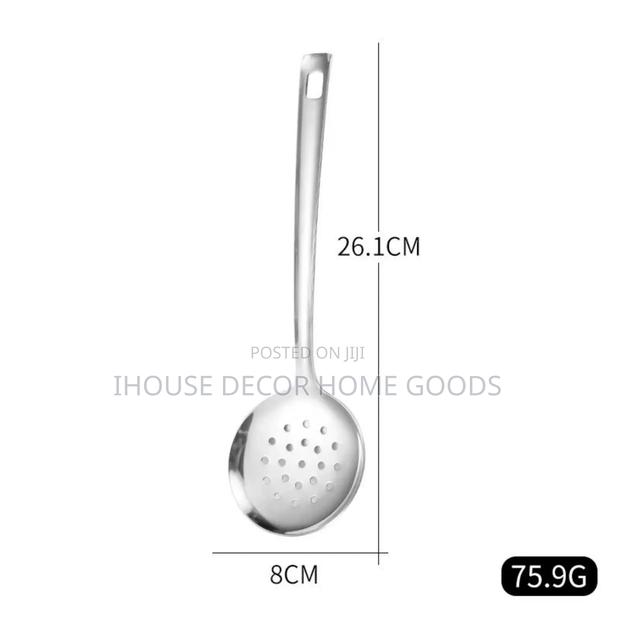 8pcs Stainless Kitchen Spoons Set photo 7
