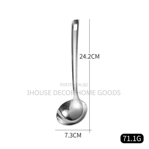 8pcs Stainless Kitchen Spoons Set photo 8