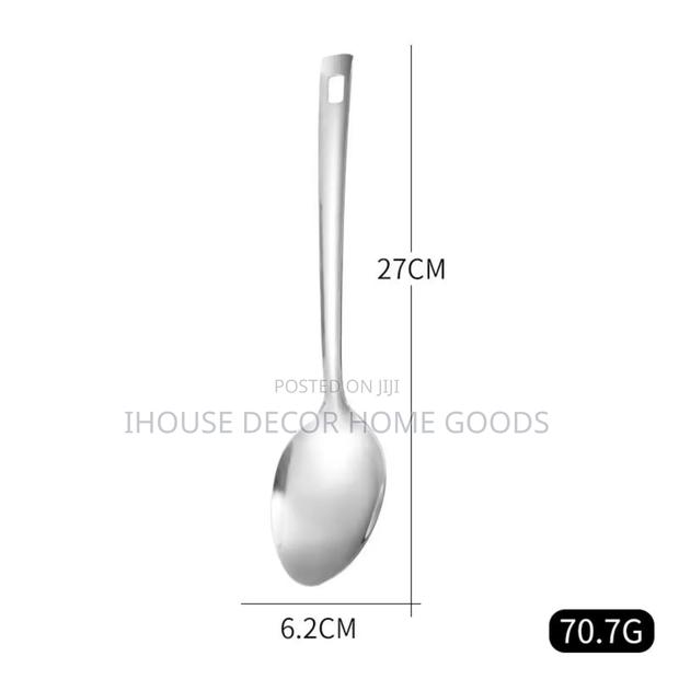 8pcs Stainless Kitchen Spoons Set photo 9