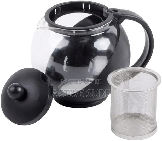 Half-moon Tea Pot With Herb Infuser – Where Style Meets Serenity photo 2