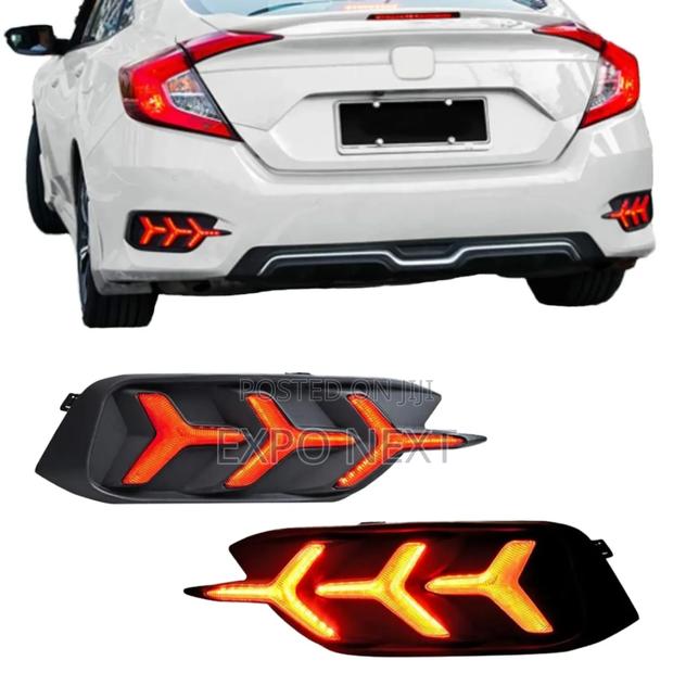 Rear Led Reflector For Civic Led Brake Lamps For Civic 2016-2021