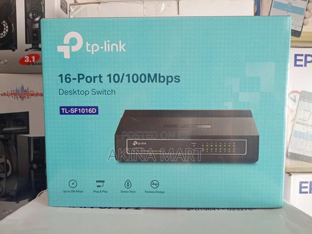 Tp Link 16 Port Desktop Switch 10/100mbps Tl-Sf1016d · Photo 4