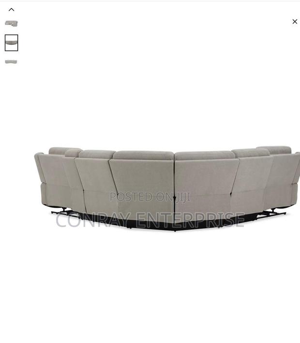 Kristyan 6-Pc Fabric With 2 Power Recliners and Console. photo 2